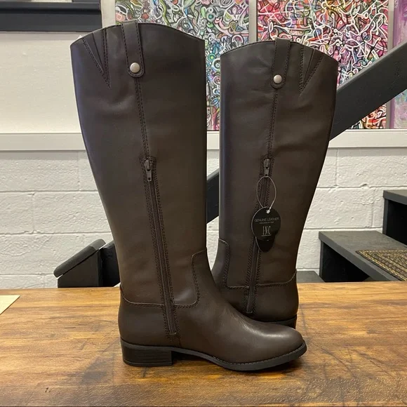 NIB/NWT Fawne Riding Leather Boots - Picture 4 of 9